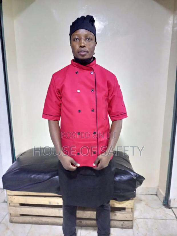 Red Cooking Uniforms Gorgeous for Men