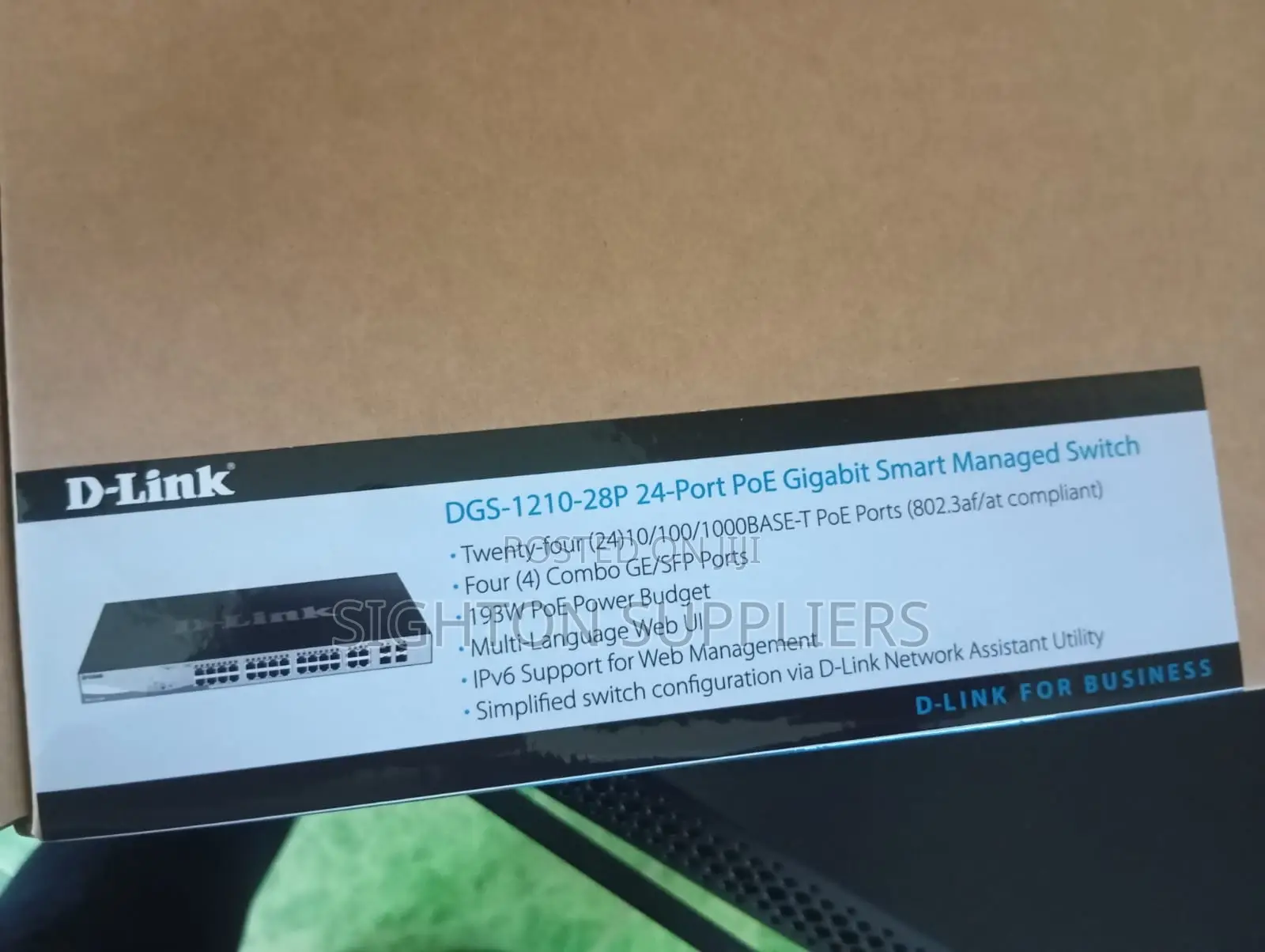 D-Link DGS-1210-28p 24 Ports Poe Switch Web Smart Gigabit