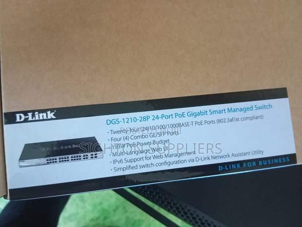 D-Link DGS-1210-28p 24 Ports Poe Switch Web Smart Gigabit