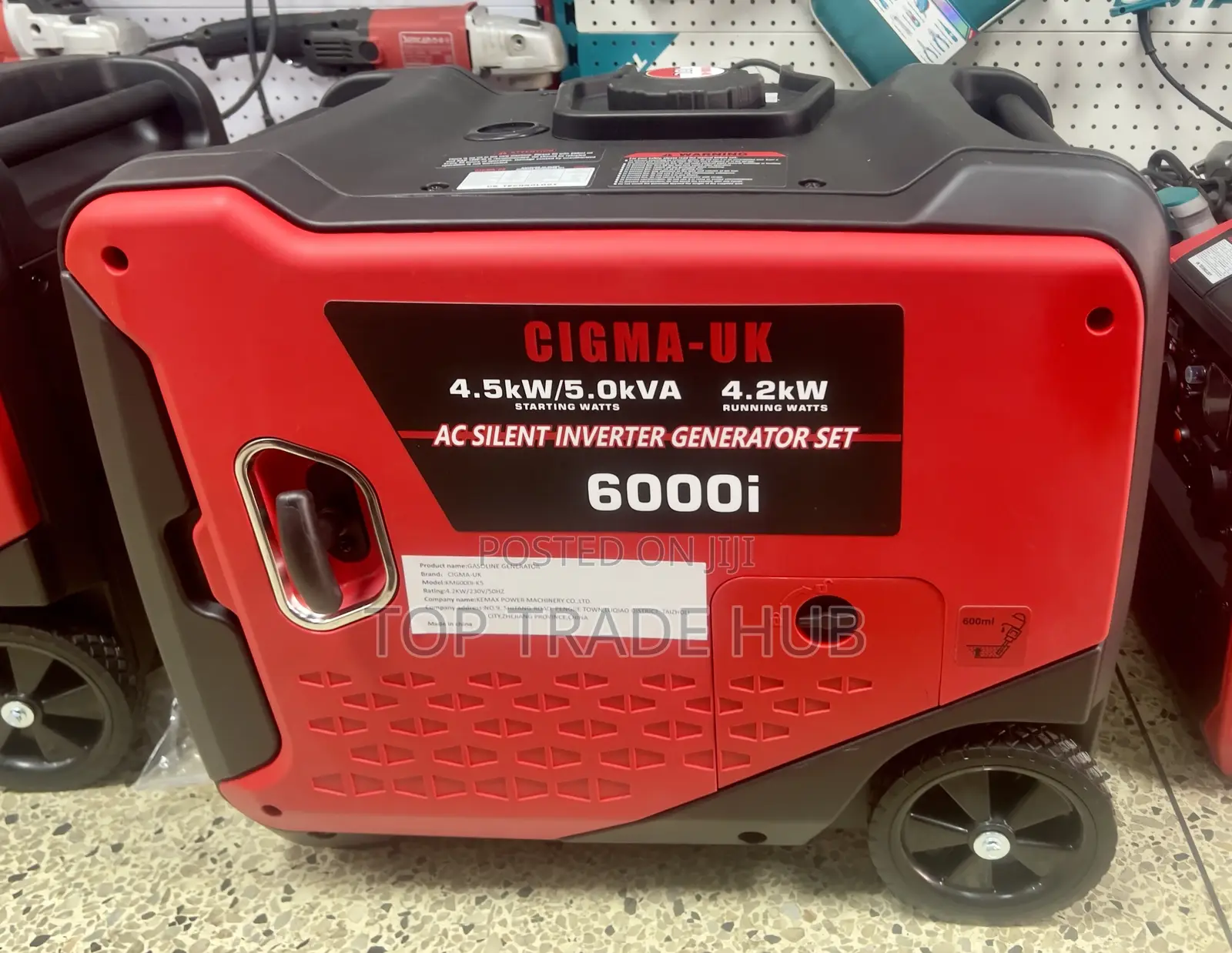 Cigma Uk Ac Super Silent Inverter Generator Set 6kva