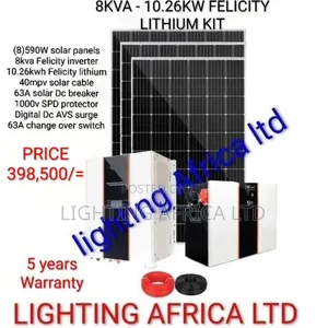 8kva - 10.26kwh Lithium Total Off-Grid Home Package