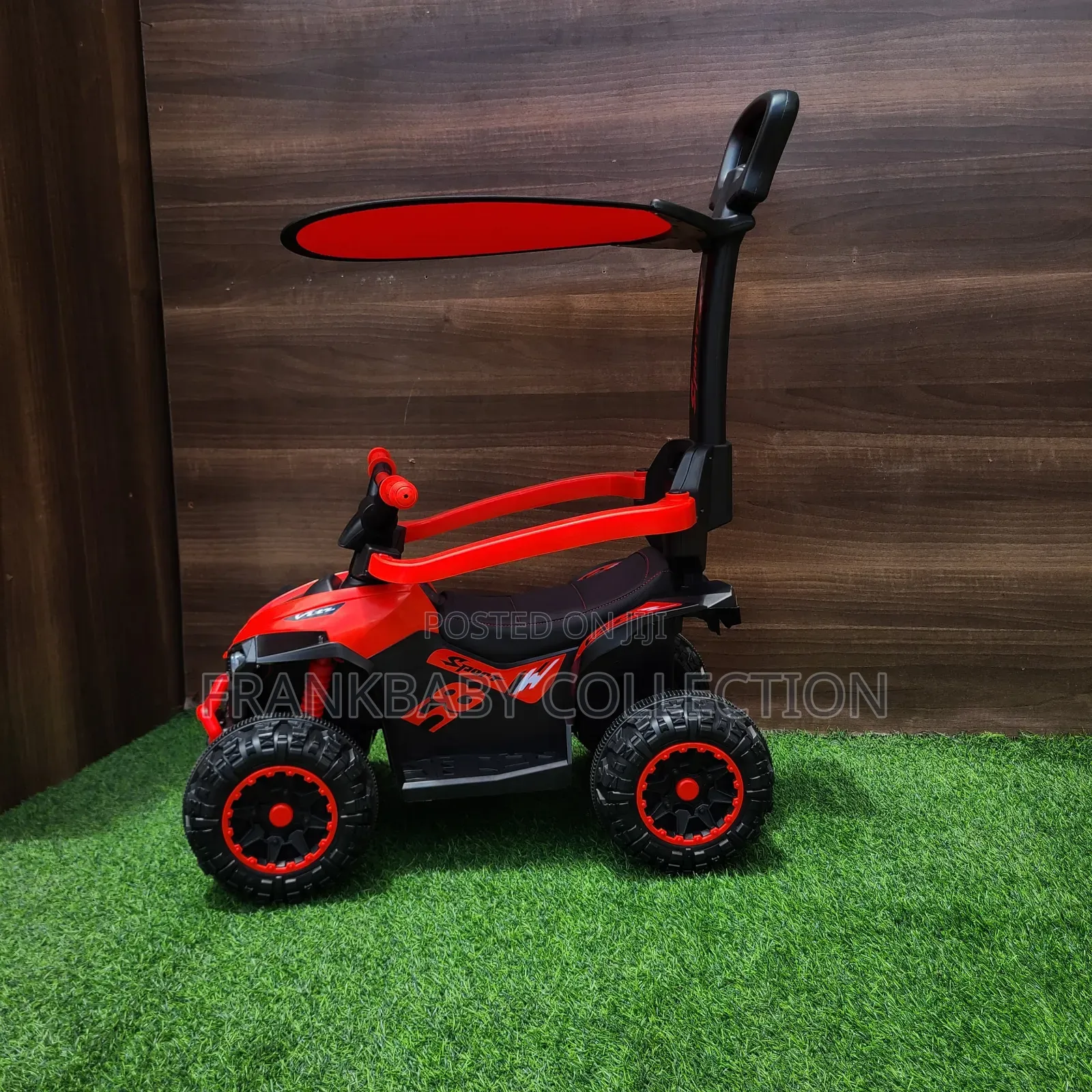 Push Handle Ride-on Car, With Sun Canopy