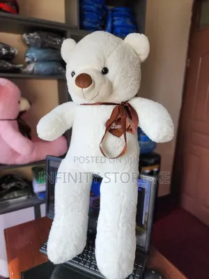Teddy Bear 80cm White for Valentine ,Christmas, Anniversary, Birthdays