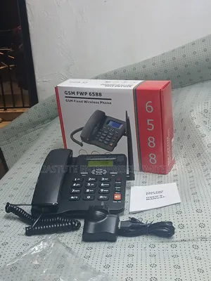 GSM FWP 6588 Fixed Landline Phone | Battery Backup