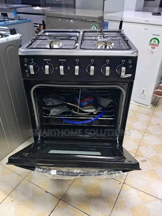 Ecomax 60×60 Standing Cooker 3gas +1e Electric Oven