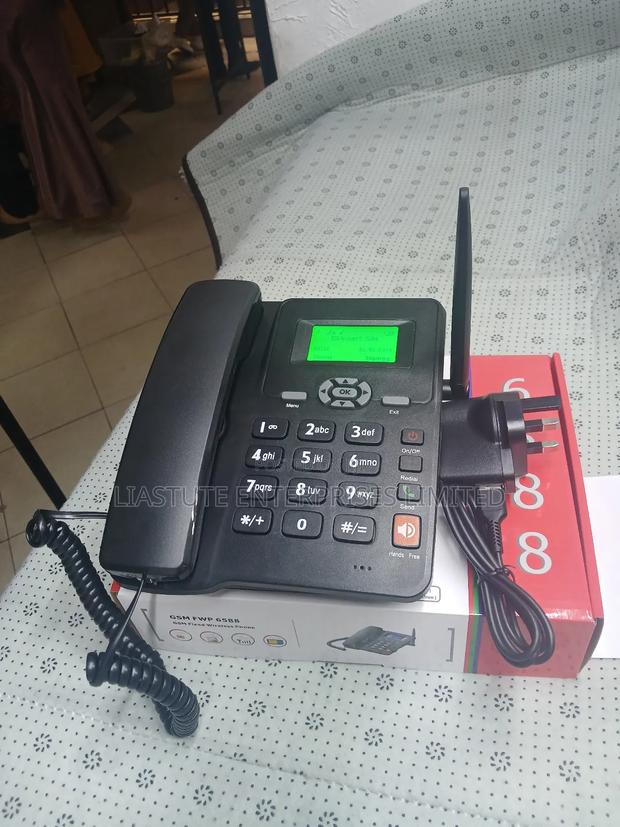 Fixed Wireless Terminal (Fwt) 6588 | GSM Home Phone With Antenna