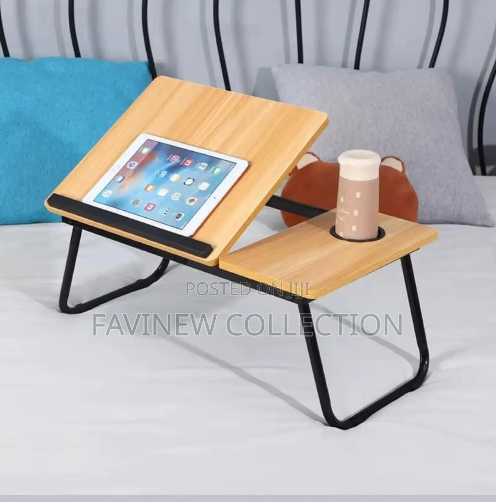 Adjustable Tilting Laptop Folding Table Stand Desk Bed Table