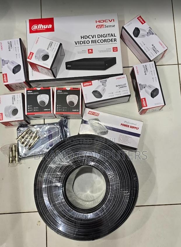 8 Channel Dahua CCTV Complete Kit With Night Vision Infrared