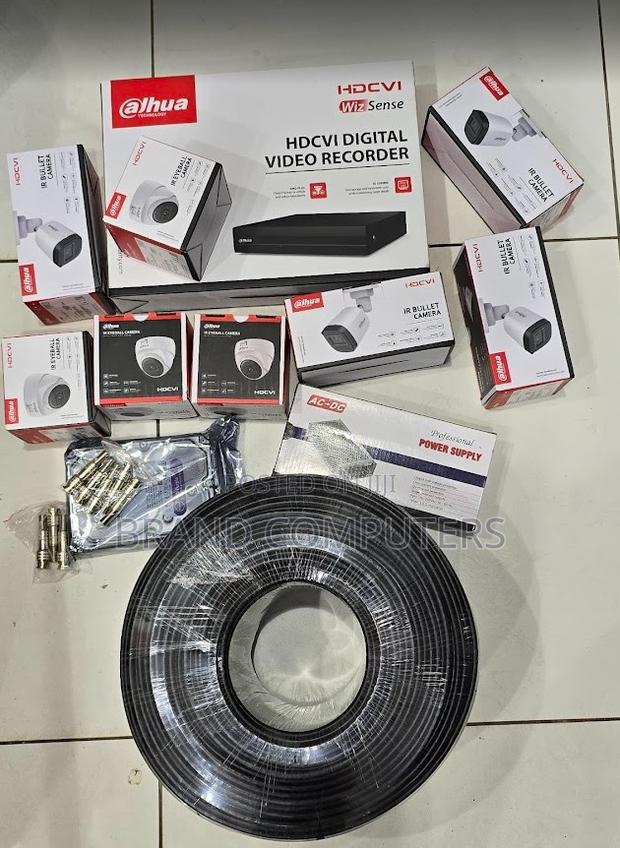 8 Channel Duhua 1080p 8 Cameras CCTV Complete Kit