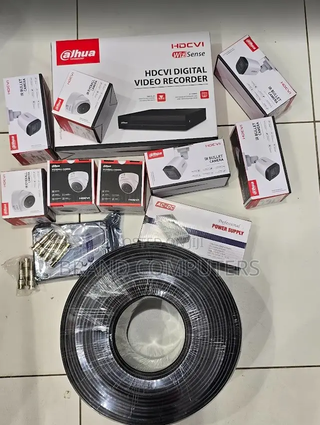 Dahua 8 Channel Kit CCTV Cameras Full Kit Security + 1tb HDD