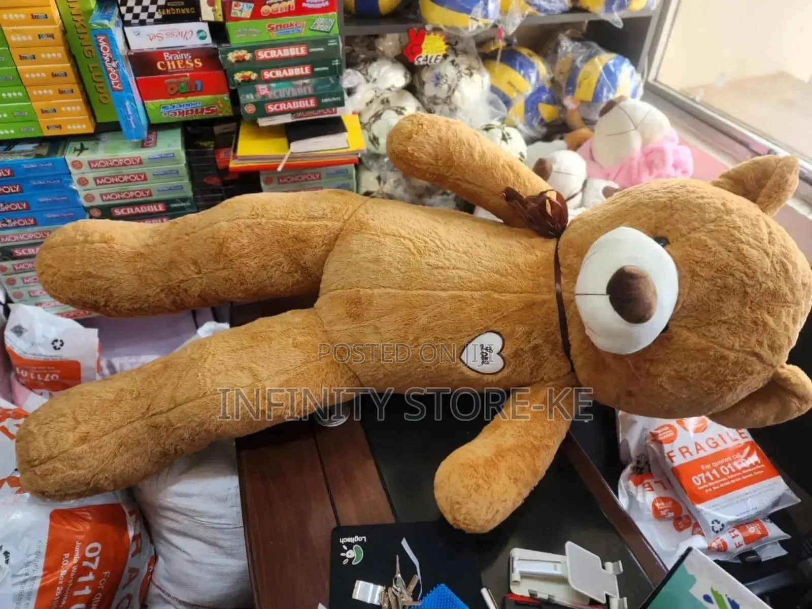 140cm Cute Large Human Size Teddy Bear in Pink, White,Beige, Brown