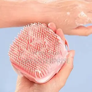 *Silicone Auto Soap Bathing Shower Brush