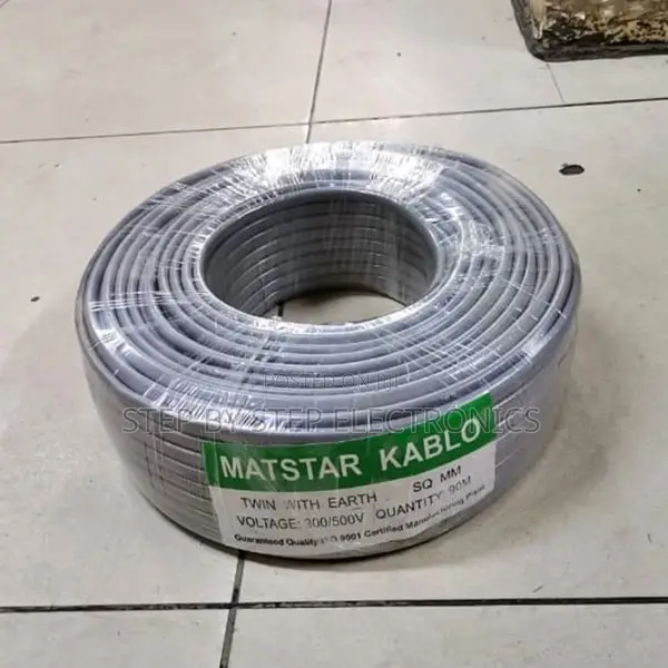 High Grade 1.5mm Twin With Earth Electrical Wiring Cable Long Lasting