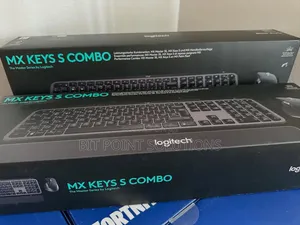 Logitech Mx Keys S Wireless and Bluetooth Keyboard Combo