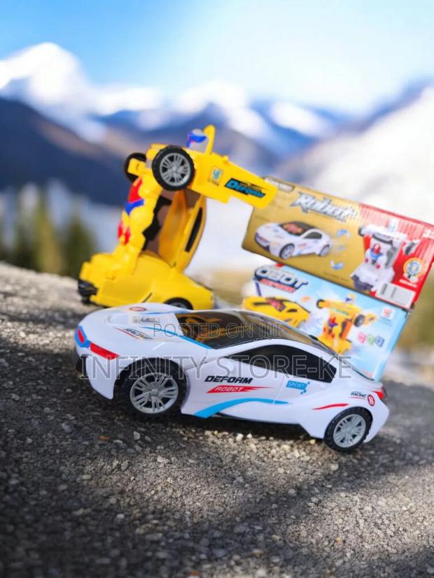 Battery Control Robot Car Transformable Toy Car - main view