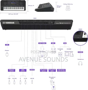 Yamaha, 61-key Arranger Keyboard With Premium Sound, Full (Psrsx900)