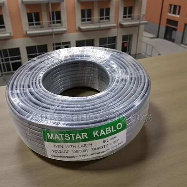 Easy to Install 1.5mm Twin Earth Electrical Wiring Cable Long Lifespan