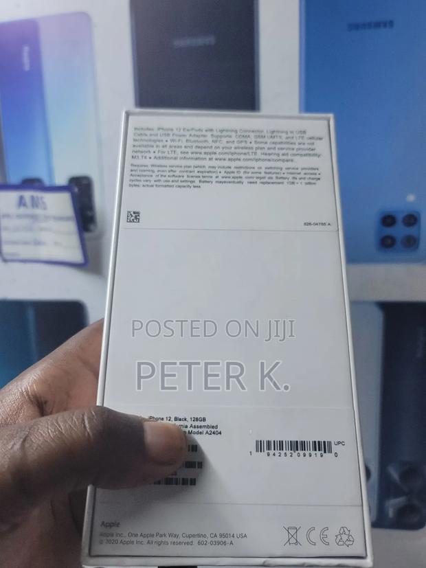 New Apple iPhone 12 128 GB Black - thumbnail 5