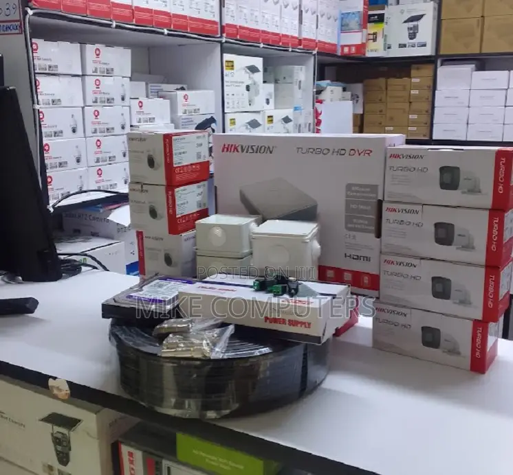 2mp 8 Hikvision 8 Channel DVR Kit With 8 CCTV Cameras
