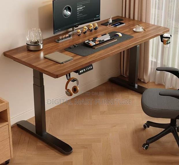 Brown Multi Level Work Desk - main view