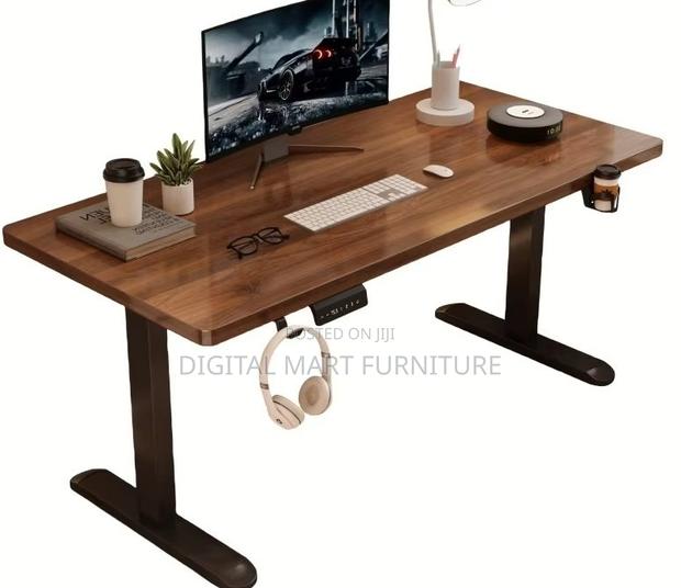 Brown Multi Level Work Desk - thumbnail 2