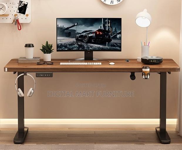 Brown Multi Level Work Desk - thumbnail 3