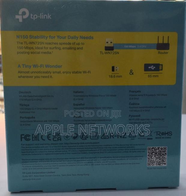 Tp-Link Tl-Wn725n Wireless N Nano Usb Adapter - thumbnail 2