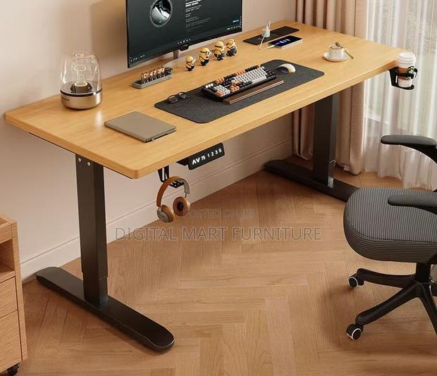 Brown Multi Level Work Desk - thumbnail 12