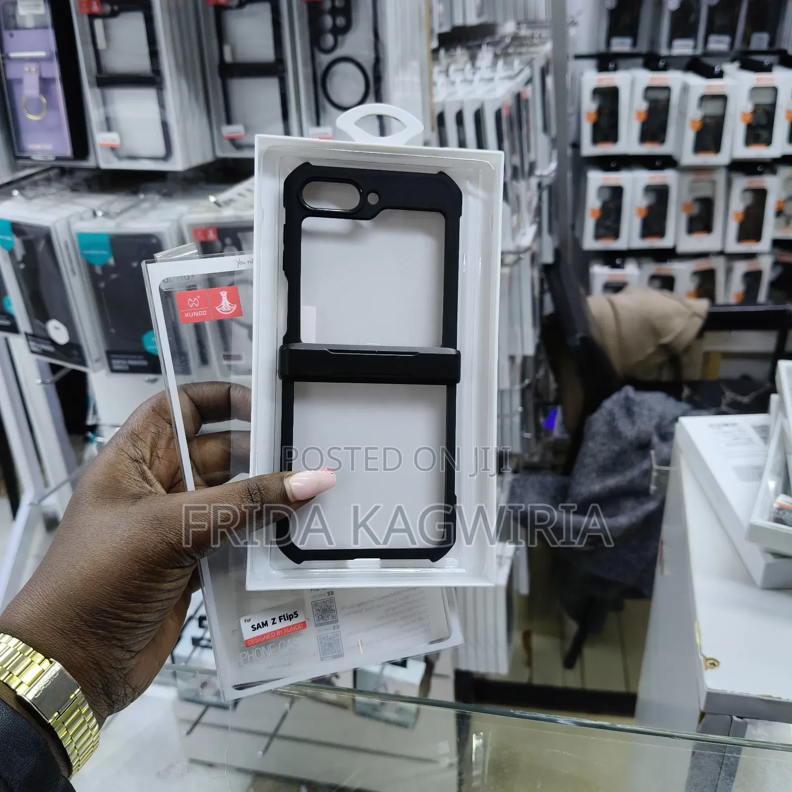 Xundd Shockproof Clear Back Cover For Samsung Galaxy Flip 5