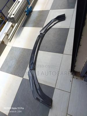 Carbon Fibre Look Universal Front Bumper Lip Protector Trim - thumbnail 2