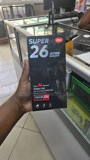 New Itel S26 Ultra 256 GB Black