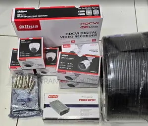 Dahua CCTV Camera Set 8 Full Package Kit 1080p Dahua CCTV Package