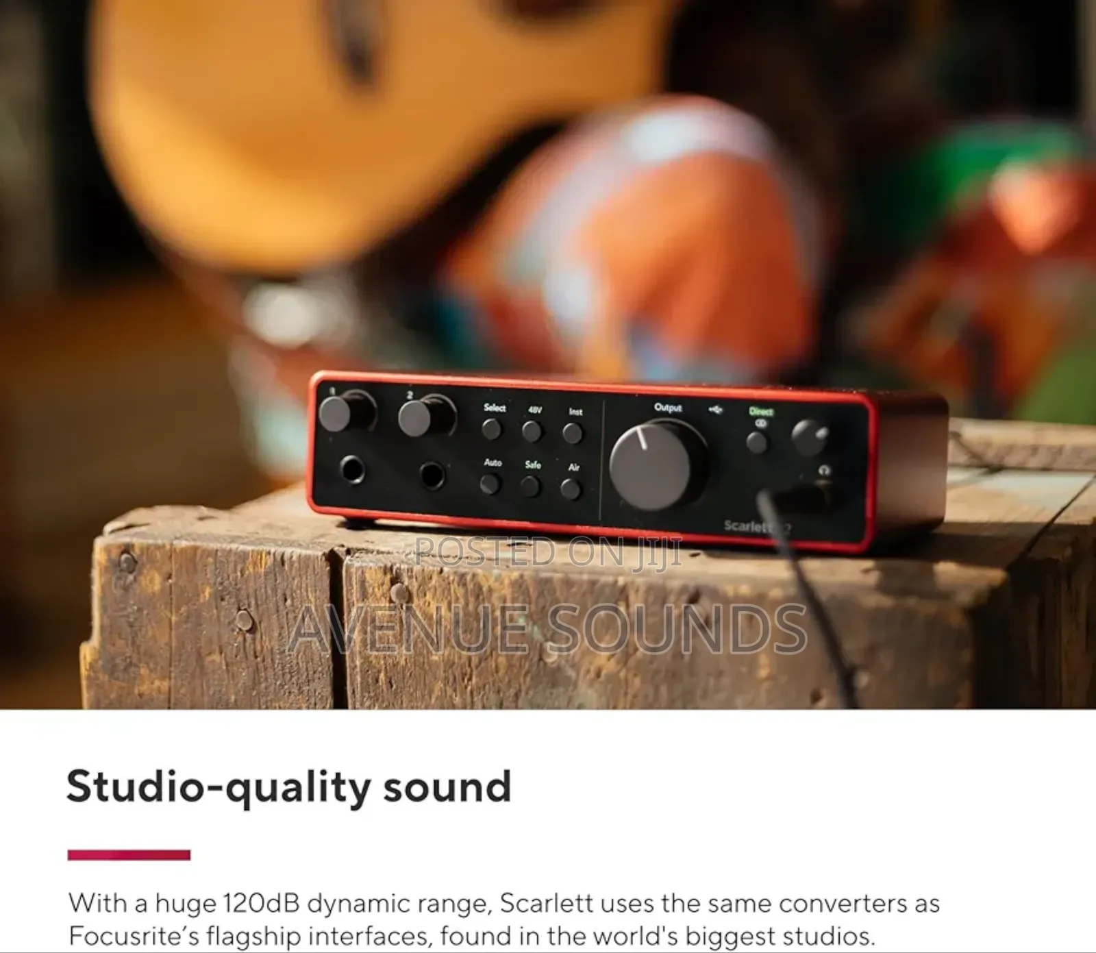 Focusrite Scarlett 2i2 Studio 4th Gen Usb Audio Interface Bundle