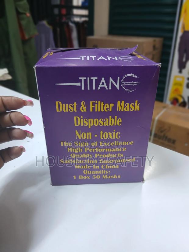 Disposable White Cup Masks - main view