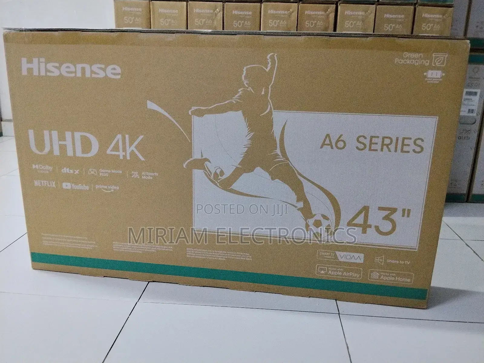 Hisense 43 " Smart Uhd A6 Tv