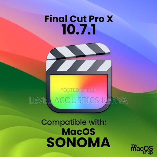 Final Cut Pro 10.7.1 Macintosh - main view