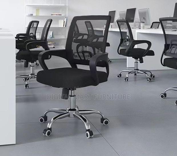 Black Mesh Cheapest Price Chair - thumbnail 4