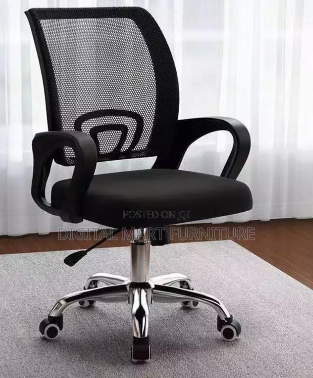 Black Mesh Cheapest Price Chair - thumbnail 5