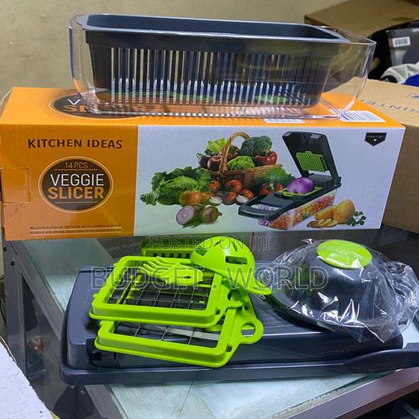 14 in 1 Slicing and Chopping Set With Grater Kitchen Veg Food Slicer