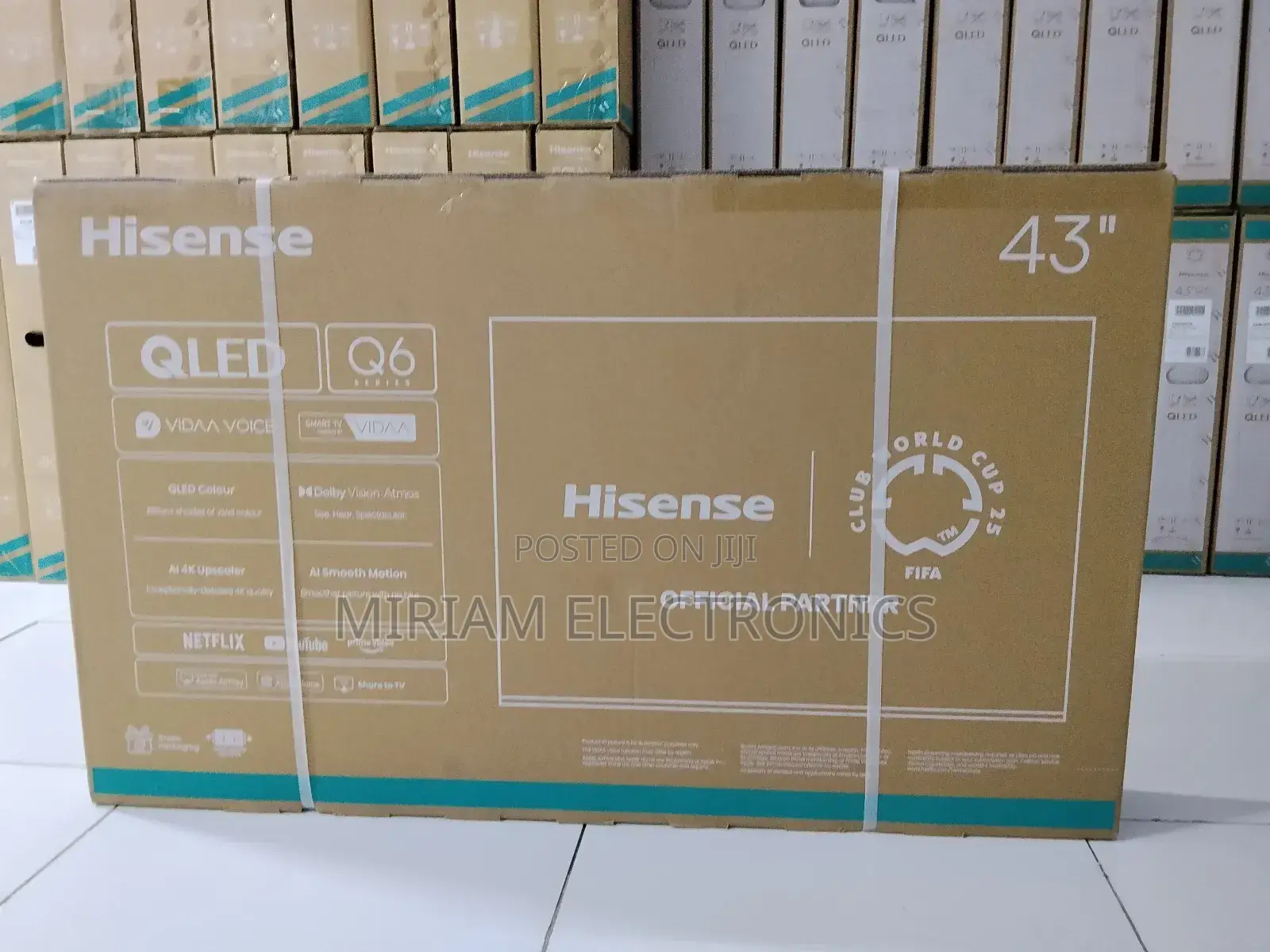 Hisense 43" Qled 43q6n Smart Vidaa Tv