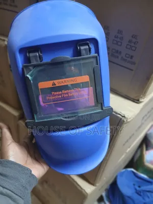 Blue Protective Welding Helmet ⛑
