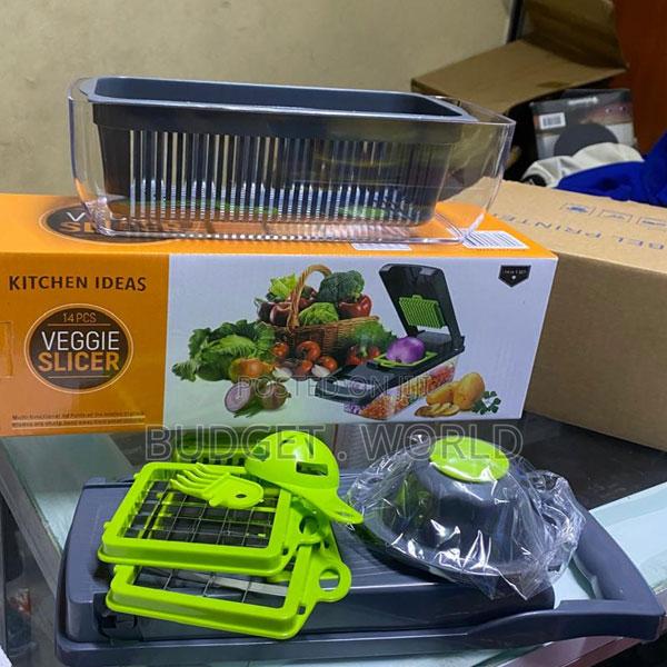 Vegie Dicer Slicer Kitchen Food Onion 14-in-1