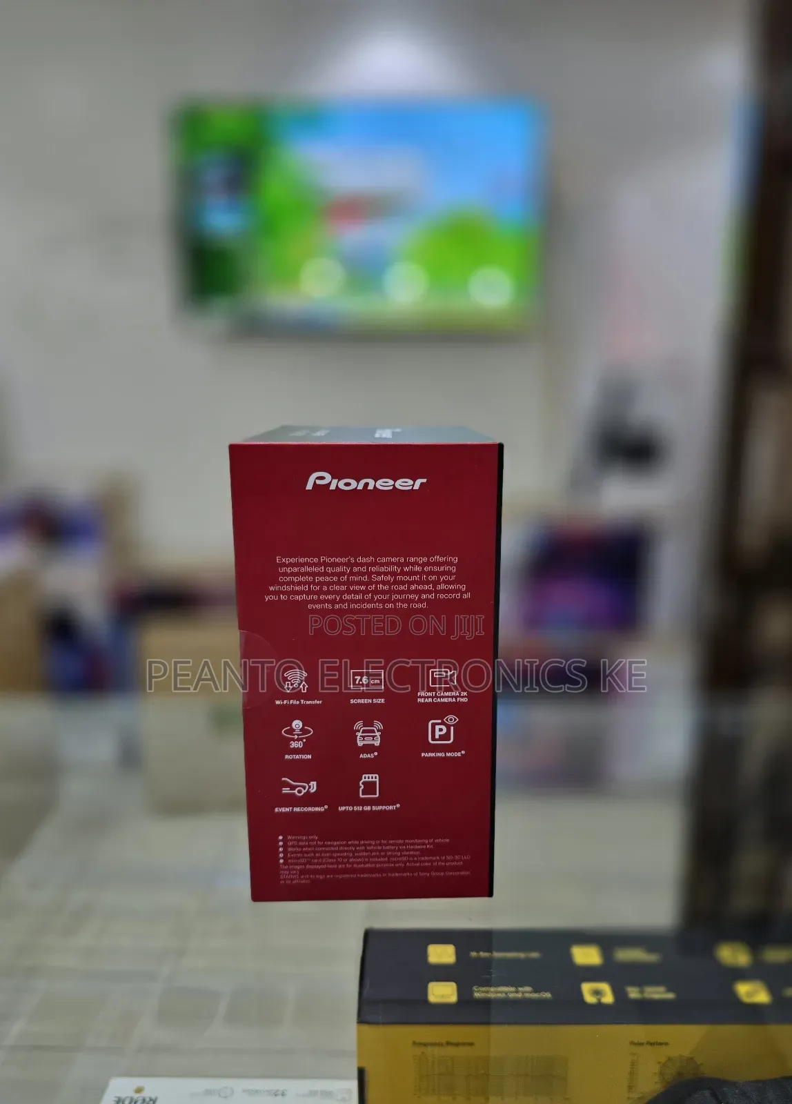 Pioneer Vrec-H520dc Car Dash Camera Video Resolution, Adas Enabled