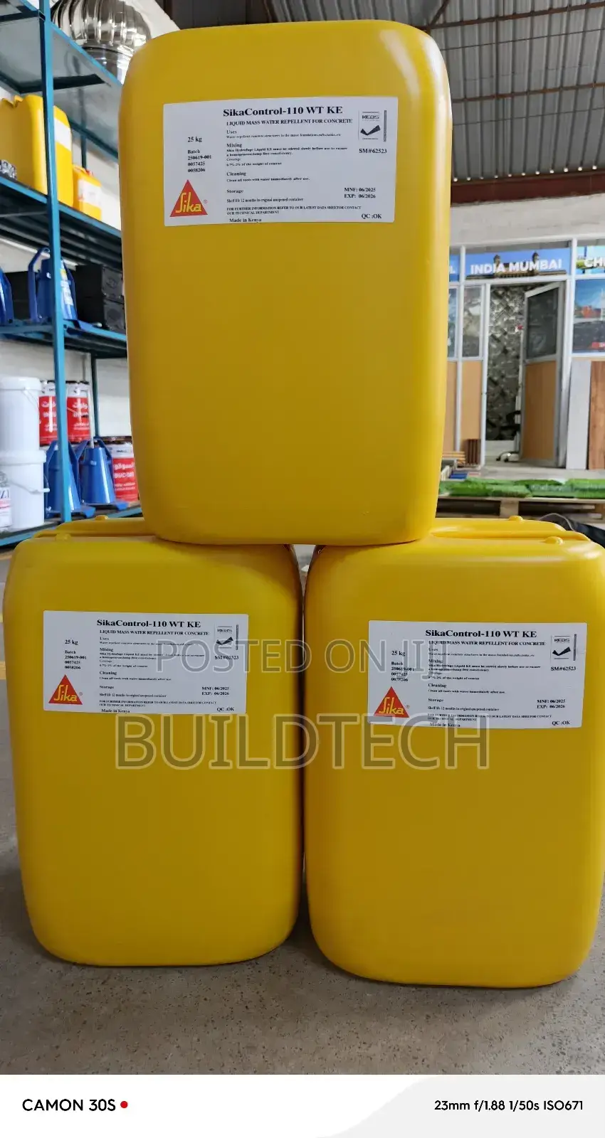 Sika Control 110 Wt Ke-- Concrete Protection Formula