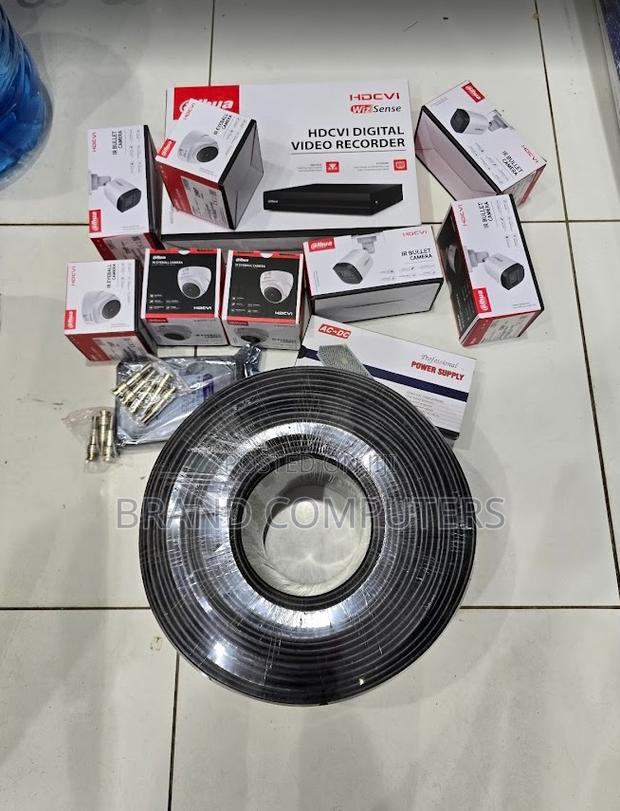 Dahua 8 Channel CCTV Camera Full Package With 8 Cameras Night Vision