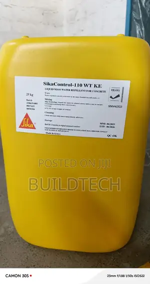 Trusted Concrete Performance Additive. Sika Control 110 Wt Ke
