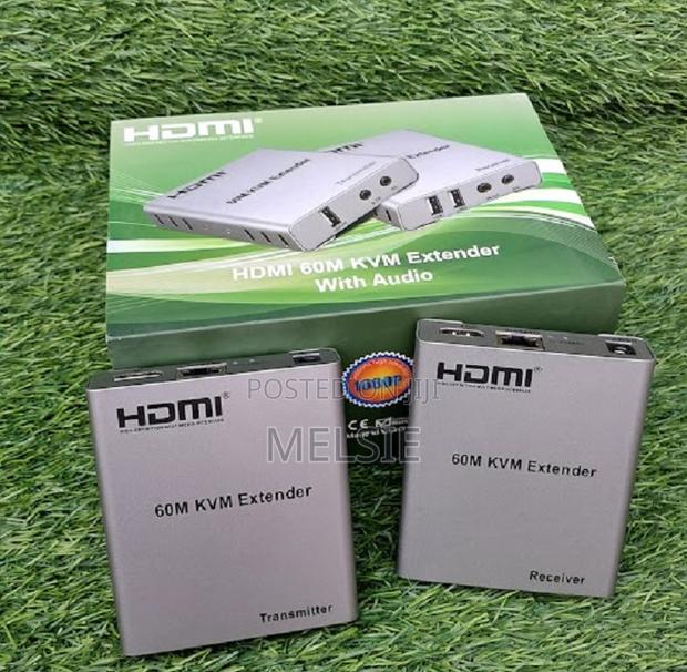 Hdmi Extender 60m KVM With 1080p at 60hz Crystal-Clear Video