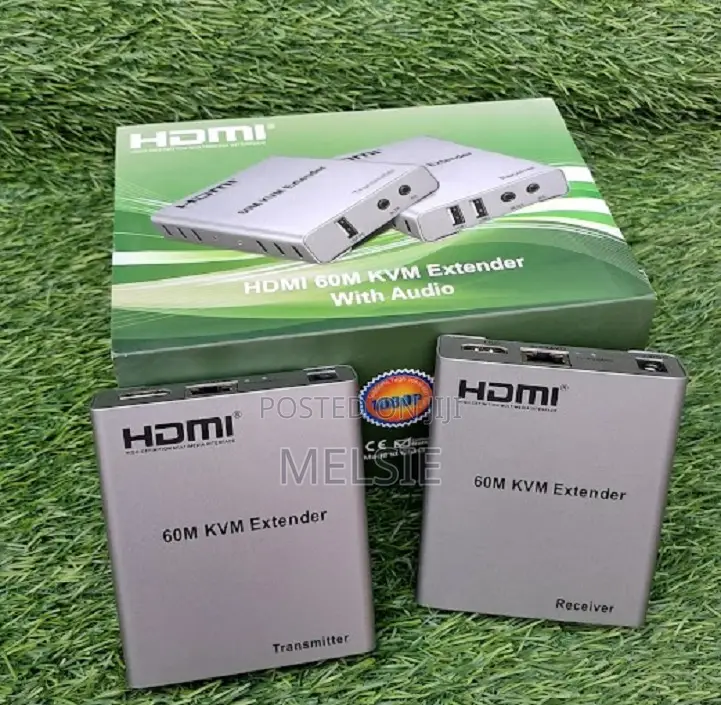 Hdmi Extender 60m KVM With 1080p at 60hz Crystal-Clear Video