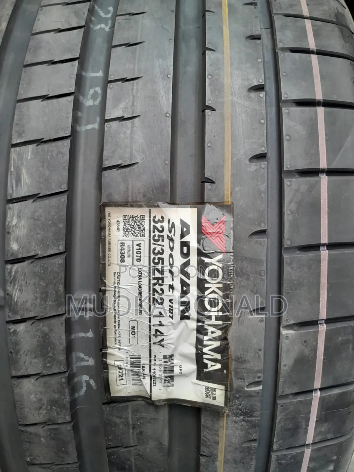 325/35r22 Yokohama Tyre Made In Japan