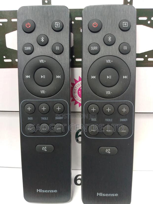 Original Hisense Sound Bar Remote Control - main view
